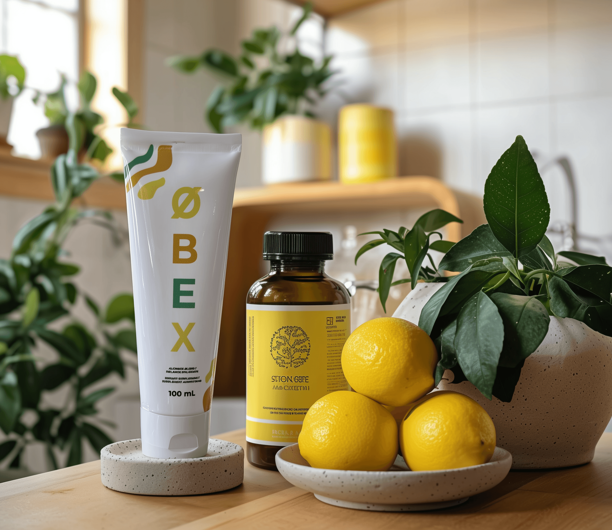 OBEX Lemon Flavor Product Photography